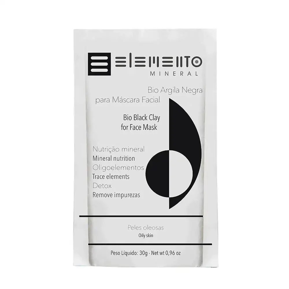 Bio Argila Negra 30g - Elemento Mineral