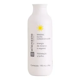 Condicionador Natural Mineral Gloss com Argila Branca 190ml - Elemento Mineral