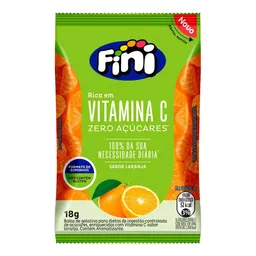 Balas de Gelatina Fini Natural Sweets Vitamina C 18g