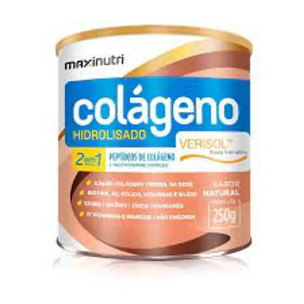 Colágeno Hidrolisado Sabor Natural 250g Maxinutri