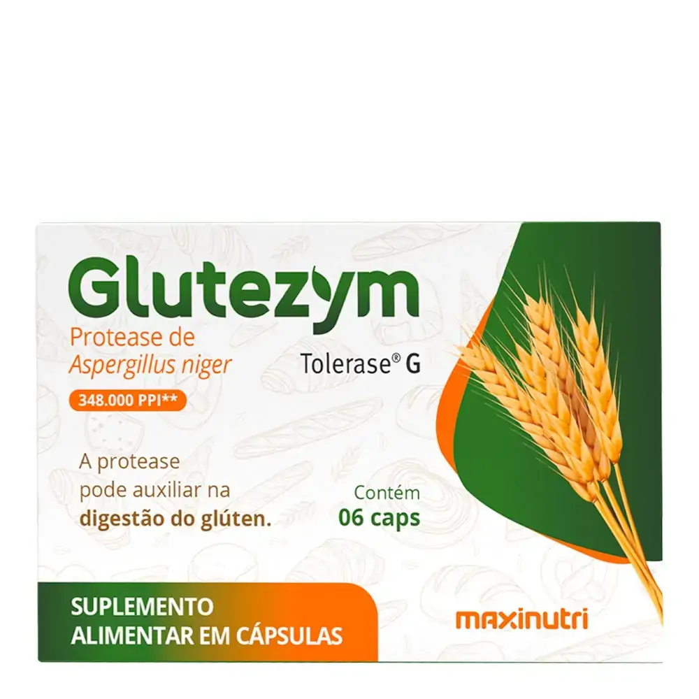 Glutezym Maxinutri Caixa 6 Cápsulas