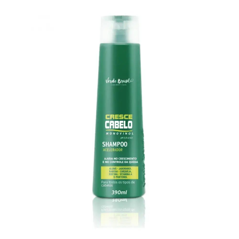 Shampoo Cresce Cabelo - Verde Brasil - 390ml