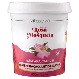 Máscara Capilar Vita Seiva Óleo de Rosa Mosqueta Regeneração Antioxidante 450g