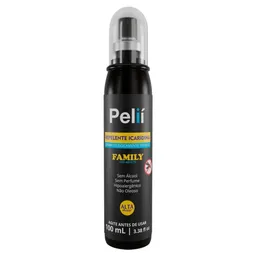 Repelente com Icaridina Pelií Family 100ml Spray