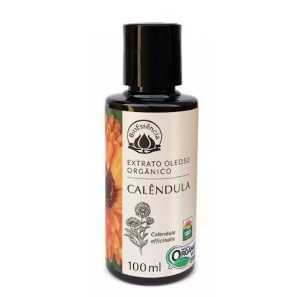 Extrato Oleoso de Calêndula Orgânico 100ml - Bioessência