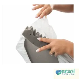 CAPA PLASTICA P/ALMOFADA CX DE OVO VAPT VUPT BRANCO - NATURAL HOME CARE