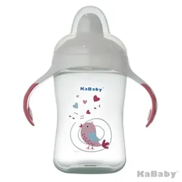 Copo 300ml Bico duro, com alças Pássaro Rosa