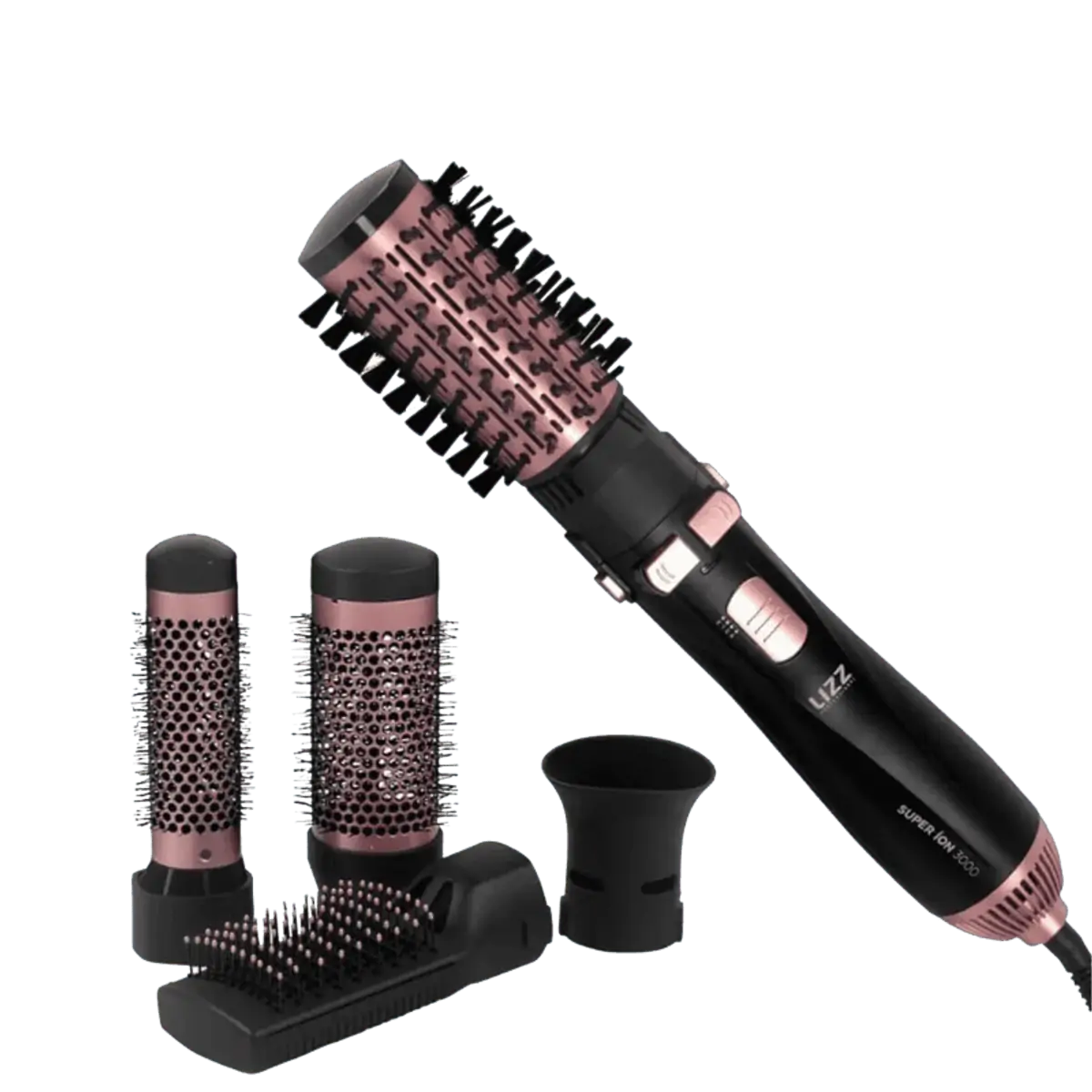 Lizz Professional Super Íon 5x1 1300w - Escova Multifuncional 220V