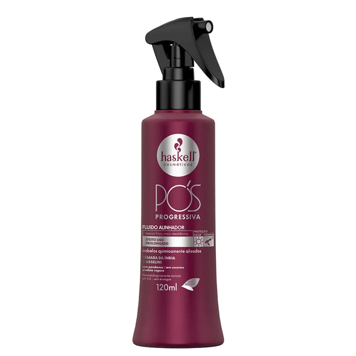 Fluido Alinhador Efeito Liso Prolongado Pós Progressiva Haskell 120ml
