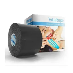 KINESIO VITALTAPE PREMIUM PRETO 5 CM X5M