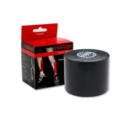 KINESIO VITALTAPE SPORTS PRETO 5 CM X5M - vitalpe PRETO