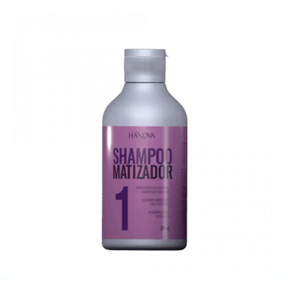 Shampoo Matizador - Hanova - 300ml - Shampoo Matizador - Hanova - 300Ml