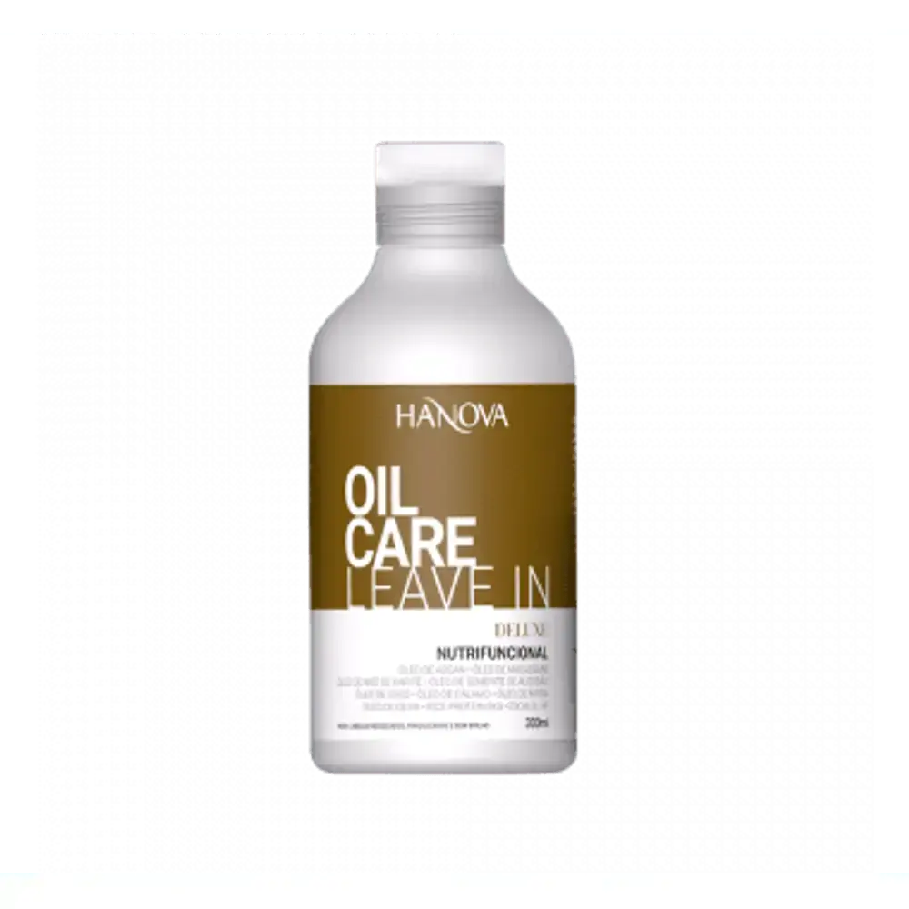 Leave-in Nutri Funcional Oil Care - Hanova - 300ml - Leave-In Nutri Funcional Oil Care - Hanova - 30