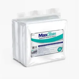 Babador Odontológico Descartável Branco Com 100 - Maxclean