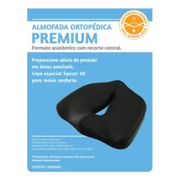Almofada Ortopédica Premium Cor Preta - Perfetto Ortopédica