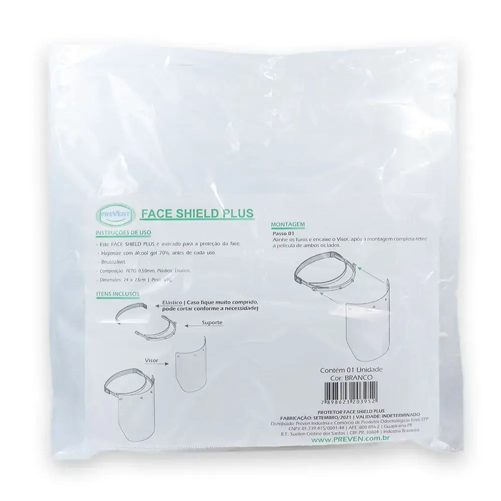 Protetor Facial Face Shield Plus - Prevent