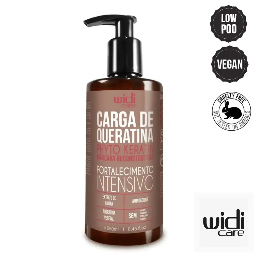 Máscara Reconstrutora Carga de Queratina Phyto Keratin - Widi Care - 250ml