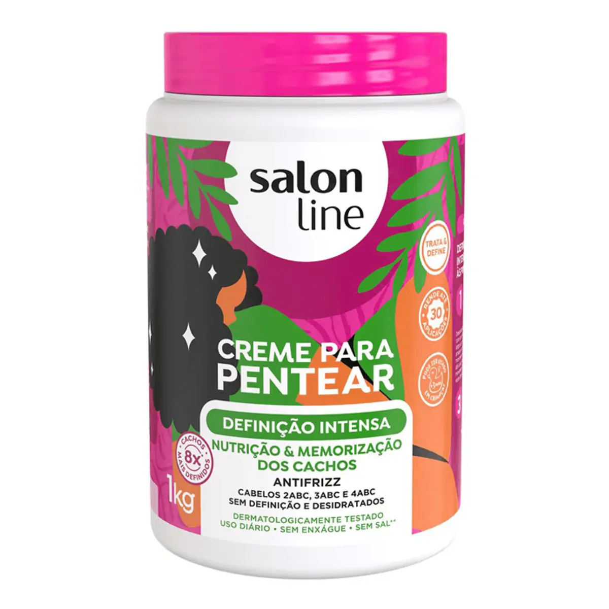 Creme Para Pentear Salon Line Sos Definição Intensa 1kg