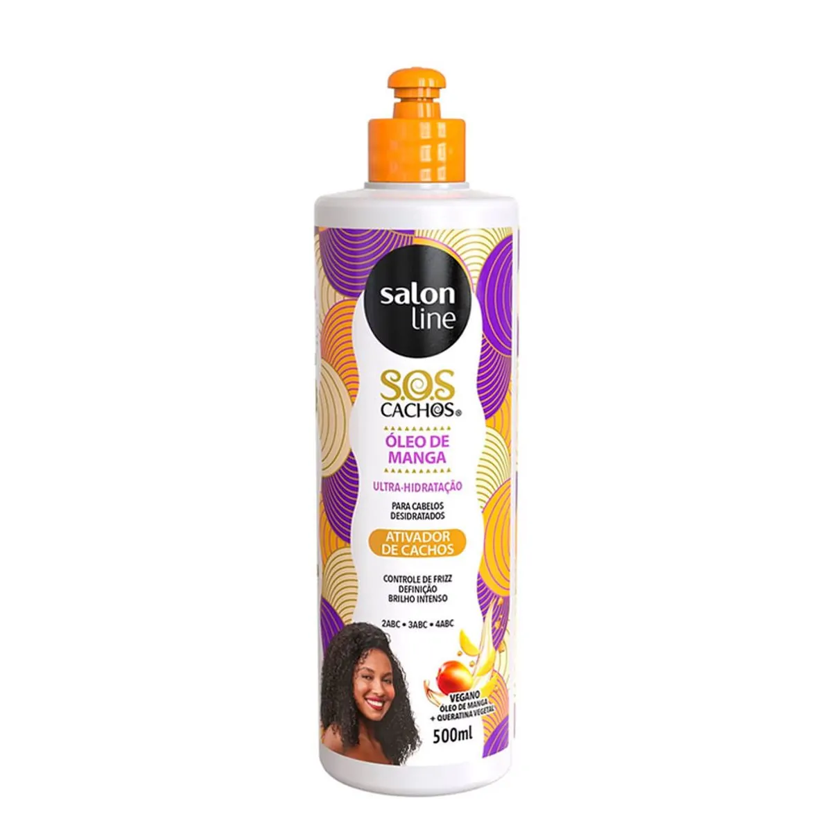 Ativador De Cachos S.O.S Cachos Óleo De Manga Salon Line 500ml