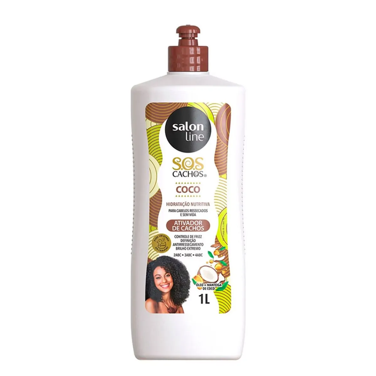 Ativador De Cachos S.O.S Cachos Coco Salon Line 1l