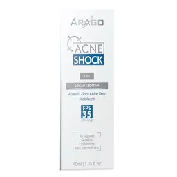 Loção Secativa Tonalizante Árago Acne Shock Dia FPS35 40ml