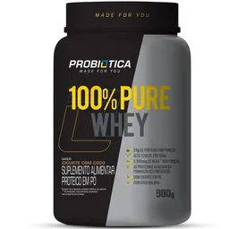100% Pure Whey - Iogurte com Coco - Probiótica - 900g