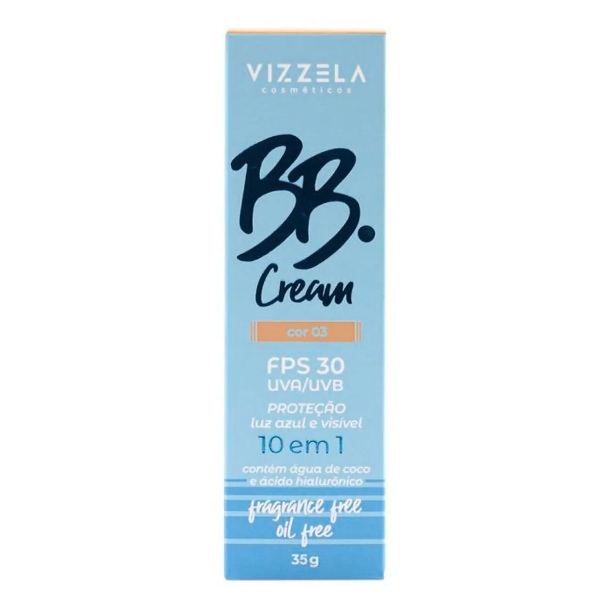 BB Cream Vizzela FPS30 Cor 03 35g
