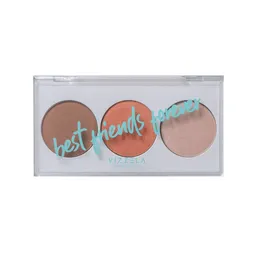 Paleta Bff Contorno, Blush E Iluminador 01 Vizzela