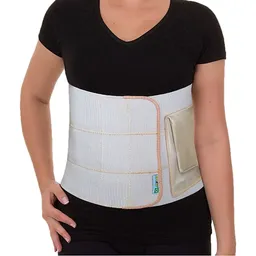 Cinta para Bolsa Colostomia ArtiPé - Curta - Tamanho M - Bege