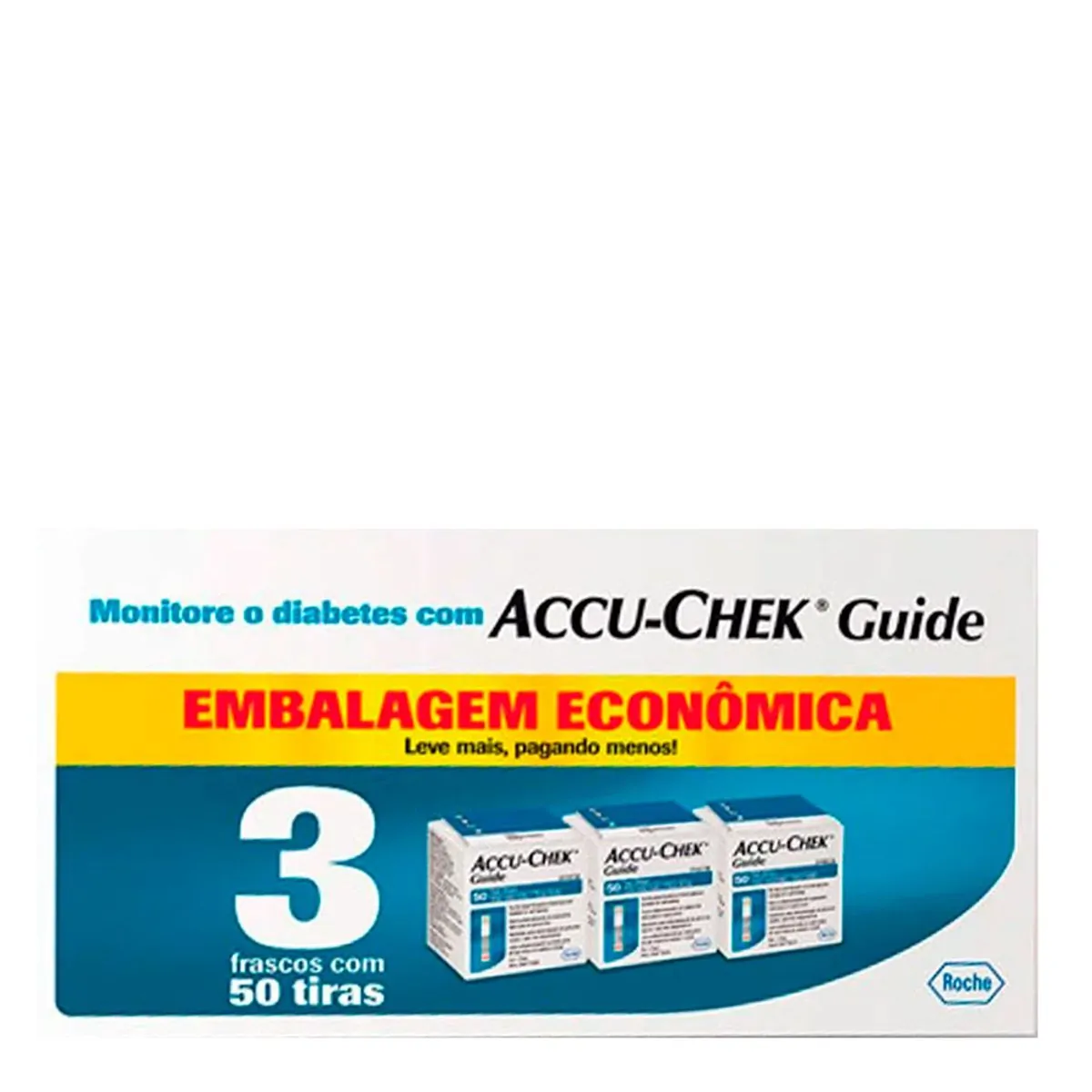Tiras Reagentes Accu-Chek Guide Com 50 Unidades