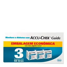 Tiras Reagentes Accu-Chek Guide Com 50 Unidades