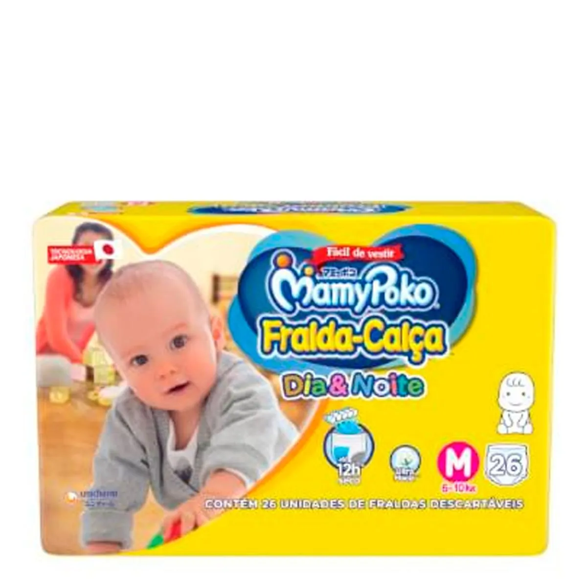 Fralda Calça MamyPoko Dia & Noite Roupinha M 30 Unidades