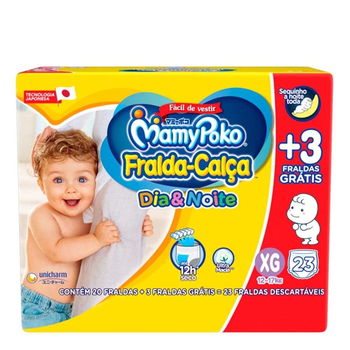 Fralda Calça MamyPoko Dia & Noite Roupinha XG 23 Unidades