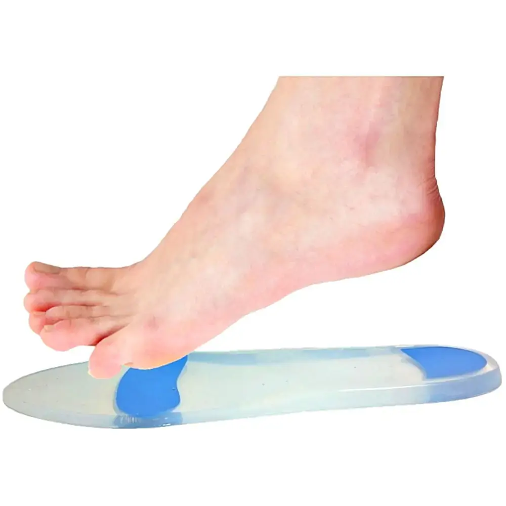 Palmilha Com Arco Brando e Ponto Azul Especial Orthosilic - Tam 32/33