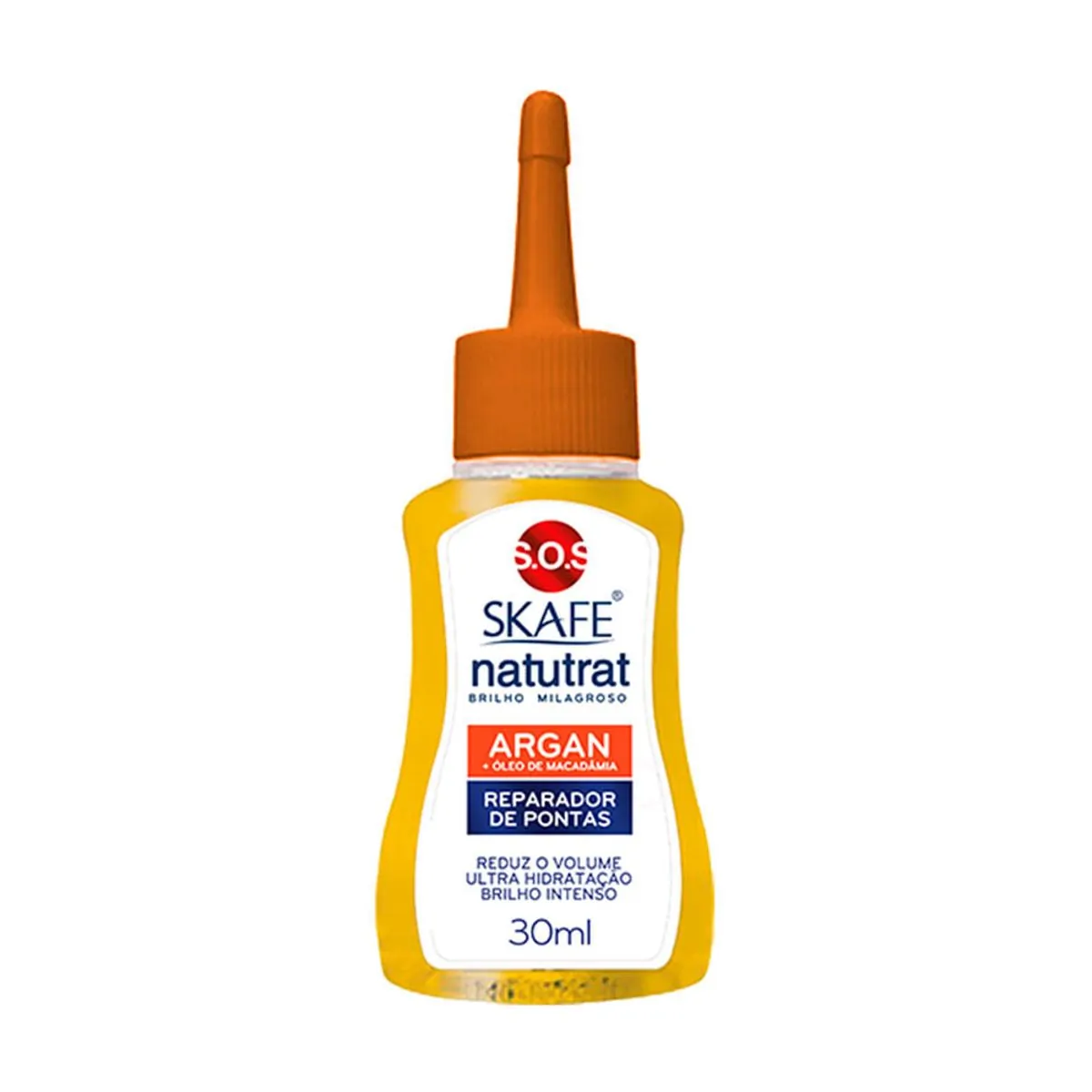 Reparador De Pontas Natutrat S.O.S Argan E Macadâmia Brilho Milagroso  30ml