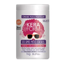 Creme Para Pentear Keraform Skafe Eu Amo Meus Cachos 1000g