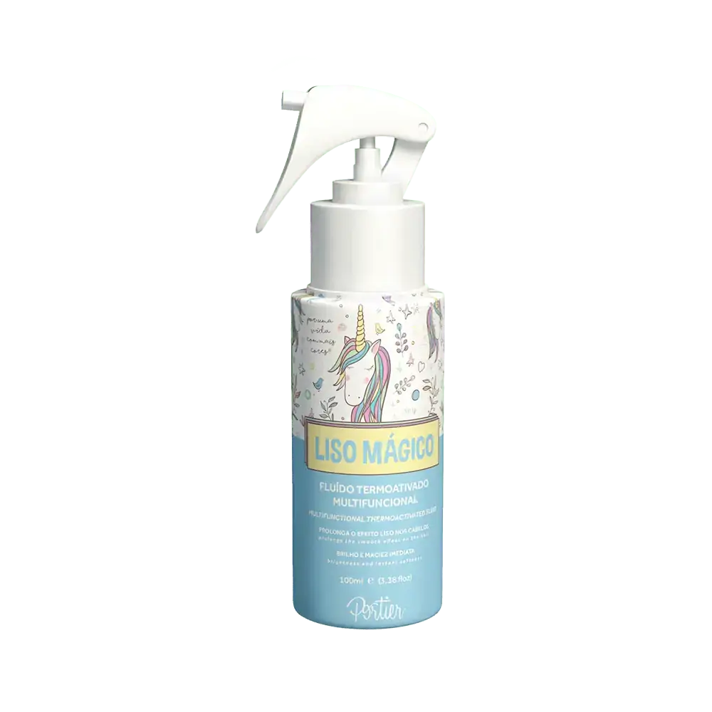 Portier Liso Mágico - Fluído Capilar Termoativado Multifuncional 100ml - 1000ml