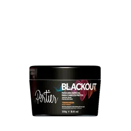 Portier Blackout - Máscara Especial Para Cabelos Pretos 250ml