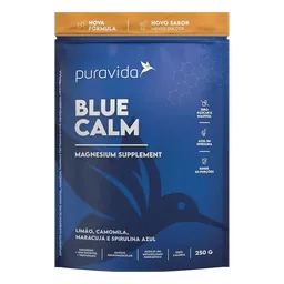Suplemento Alimentar Puravida Blue Calm Pouch Sono 250g