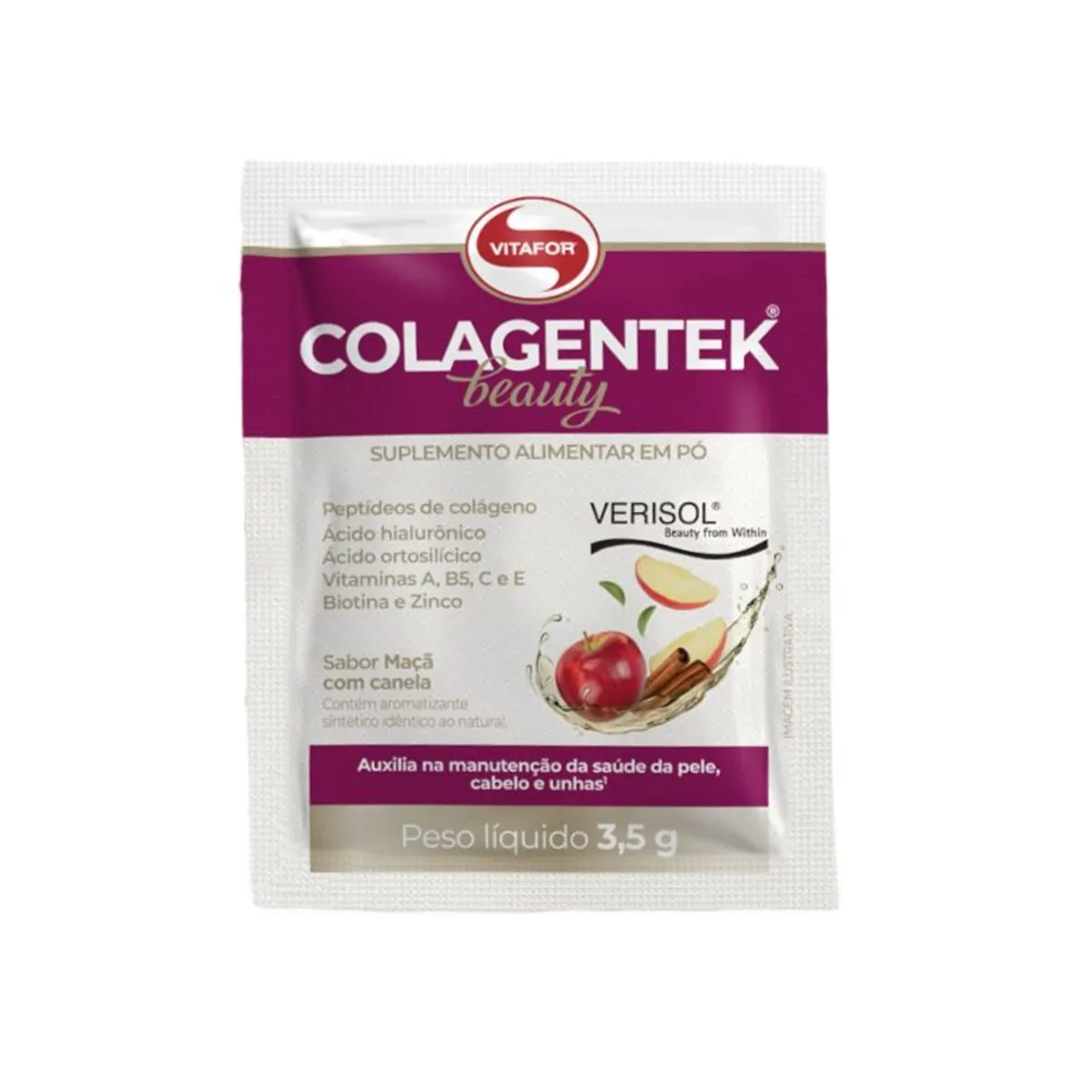 Colagentek Beauty Maca e Canela Vitafor 3,5g