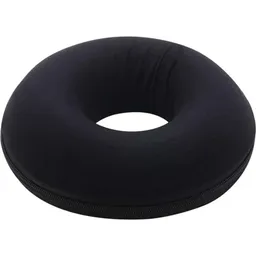 Almofada Mini - Redonda - Preta - Naturlatex