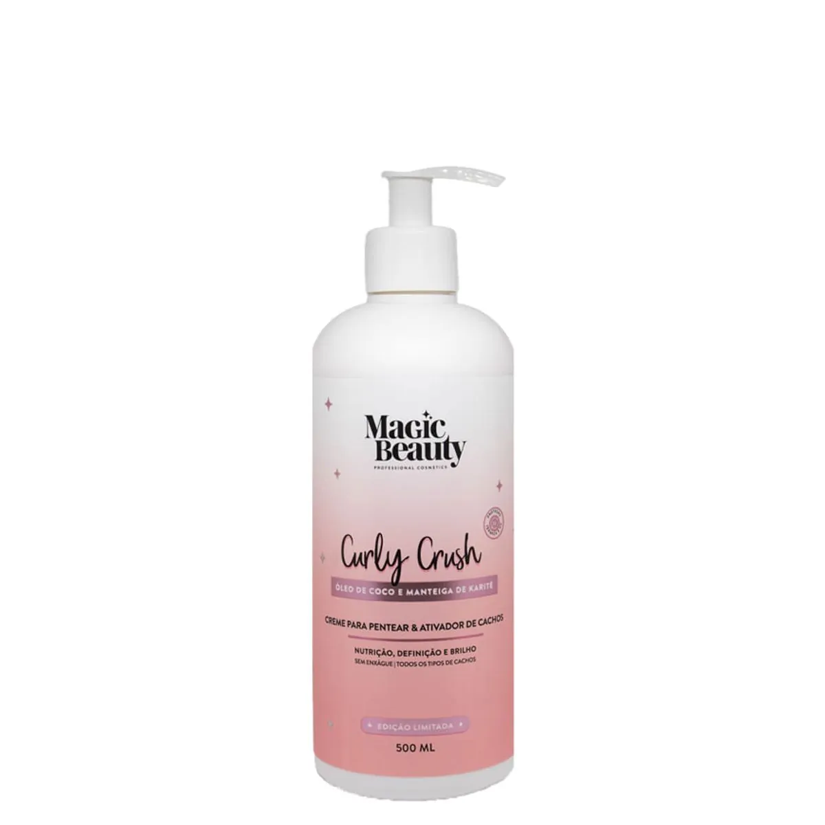 Creme de Pentear e Ativador de Cachos Magic Beauty Curly Crush 500 ml