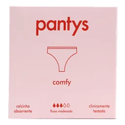 Calcinha Absorvente Pants Comfy Fluxo Moderado PP 1 Unidade