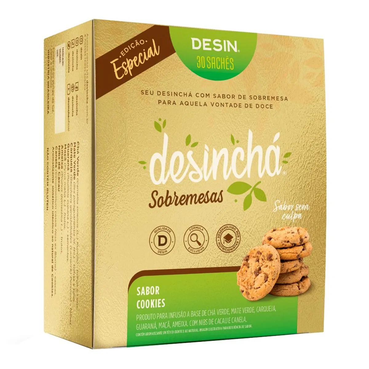 Desinchá Sobremesas Desin Sabor Cookie 30 Unidades