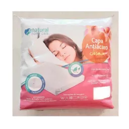 Capa Para Colchao Solteiro Anti Acaro Jasmin  ( Branco ) - Natural Home Care Jasmin- Solteiro