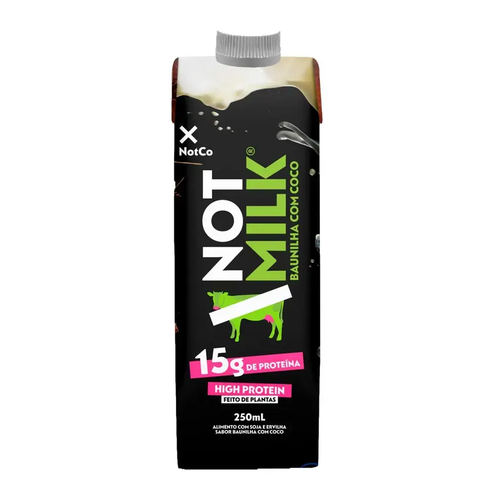 Bebida à Base de Plantas Not High Protein Baunilha com Coco 250ml