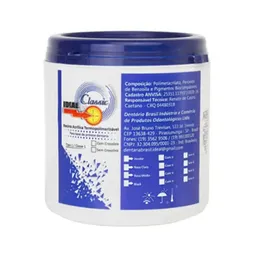 Resina Acrílica Termopolimerizável Pó - Dentaria Brasil - Rosa Claro (Cód. 26.9383)