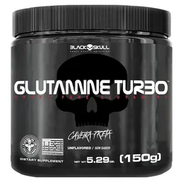 GLUTAMINE TURBO CAVEIRA PRETA - GLUTAMINA - 150G - GLUTAMINE TURBO 150G