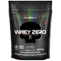 WHEY ZERO BLACK SKULL REFIL - 837G (WHEY PROTEIN ISOLADO) - REFIL WHEY ZERO VANILLA - 837G