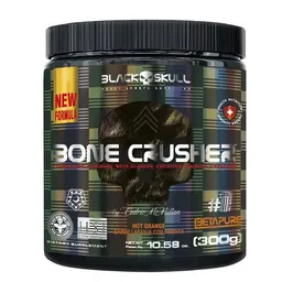 PRÉ-TREINO BONE CRUSHER (NOVA FÓRMULA) - 300G - BONE CRUSHER HOT ORANGE (NEW) 300G